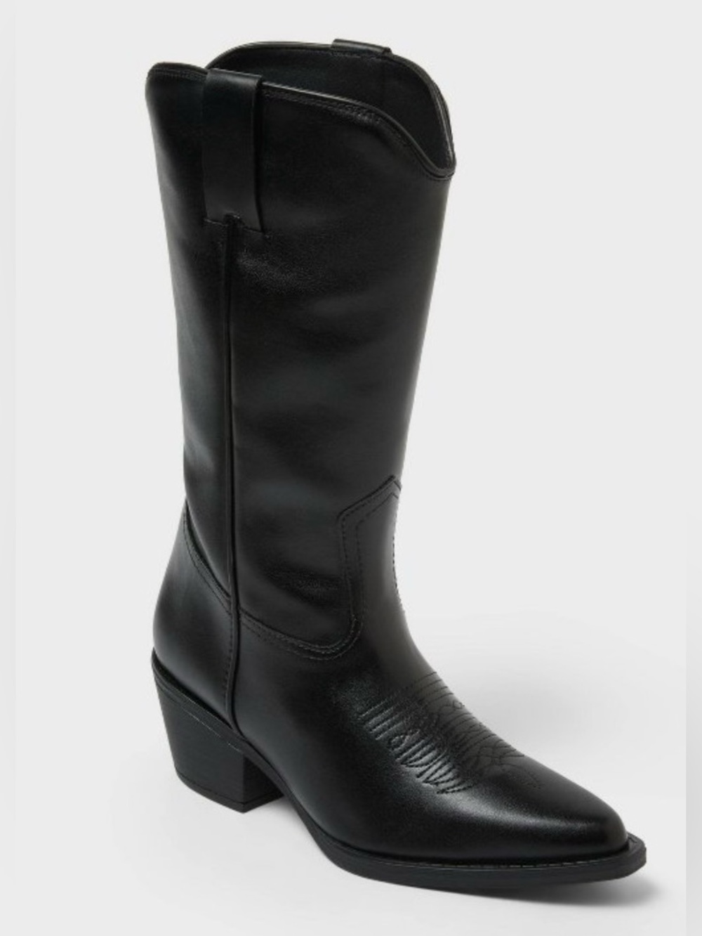 Universal Thread Reed Boots Black 7.5 Women’s Memory Foam Ankle Boots